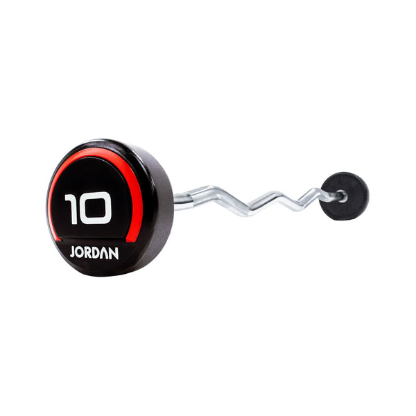JORDAN Urethane Barbell - Curl Bar - Premium Performance