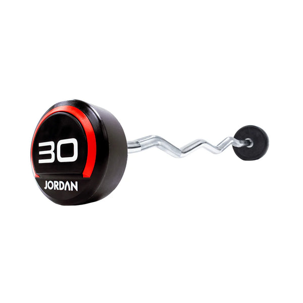 JORDAN Urethane Barbell - Curl Bar - Premium Performance