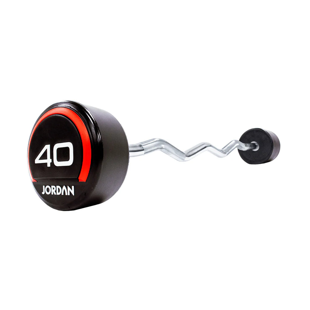 JORDAN Urethane Barbell - Curl Bar - Premium Performance