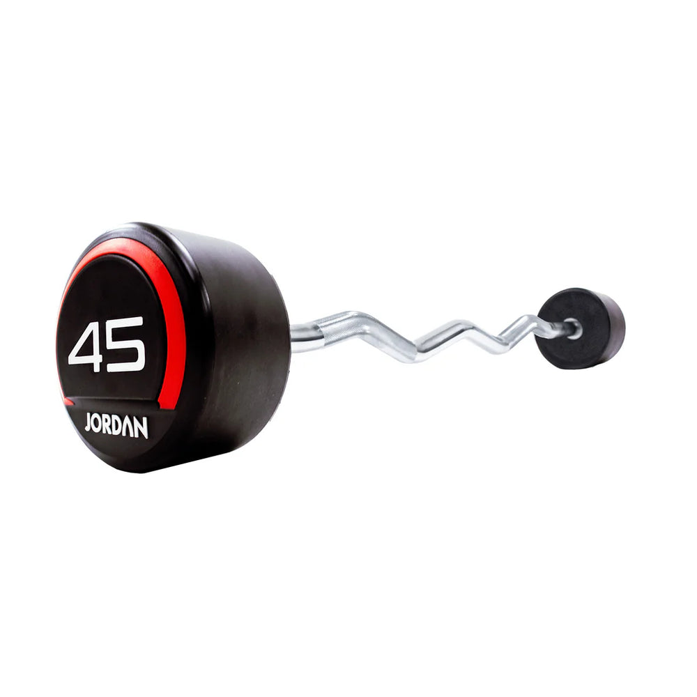 JORDAN Urethane Barbell - Curl Bar - Premium Performance