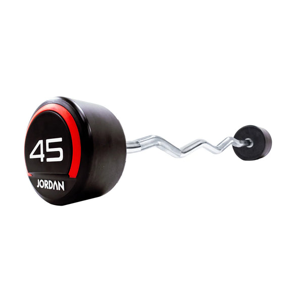 JORDAN Urethane Barbell - Curl Bar - Premium Performance