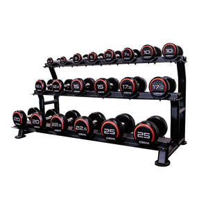 Jordan 3-Tier Dumbbell Rack – 10 Pair Ultimate Storage - Premium Performance
