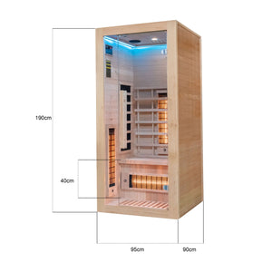 The Miracle Sauna -  1 Person Far Infrared Sauna