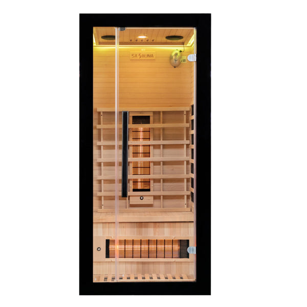 The Miracle Sauna UK-Lux: 1 Person Far Infrared Sauna - Premium Performance