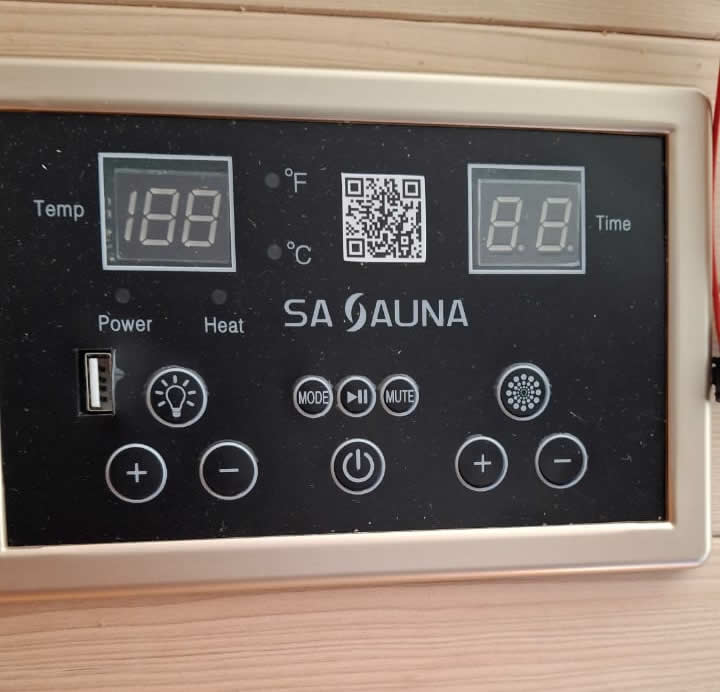 The Miracle Sauna UK-Lux: 2 Person Far Infrared Sauna - Premium Performance