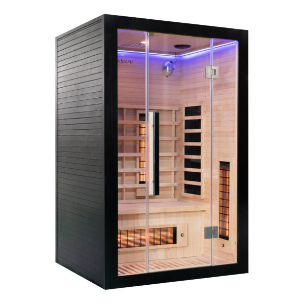 The Miracle Sauna UK-Lux: 2 Person Far Infrared Sauna - Premium Performance