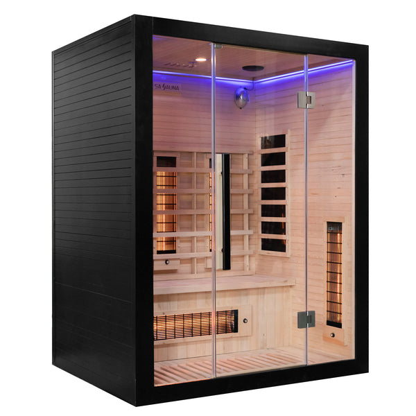 The Miracle Sauna UK-Lux: 3 Person Far Infrared Sauna - Premium Performance