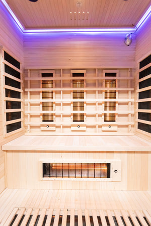 The Miracle Sauna UK-Lux: 3 Person Far Infrared Sauna - Premium Performance