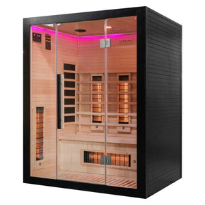 The Miracle Sauna UK-Lux: 3 Person Far Infrared Sauna - Premium Performance