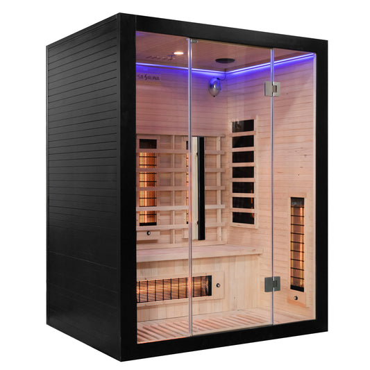 The Miracle Sauna UK-Lux: 3 Person Far Infrared Sauna