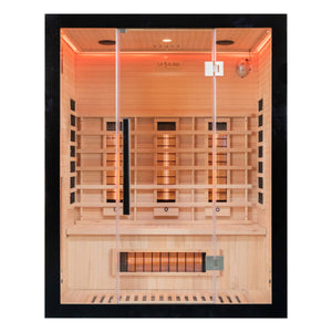 The Miracle Sauna UK-Lux: 3 Person Far Infrared Sauna - Premium Performance