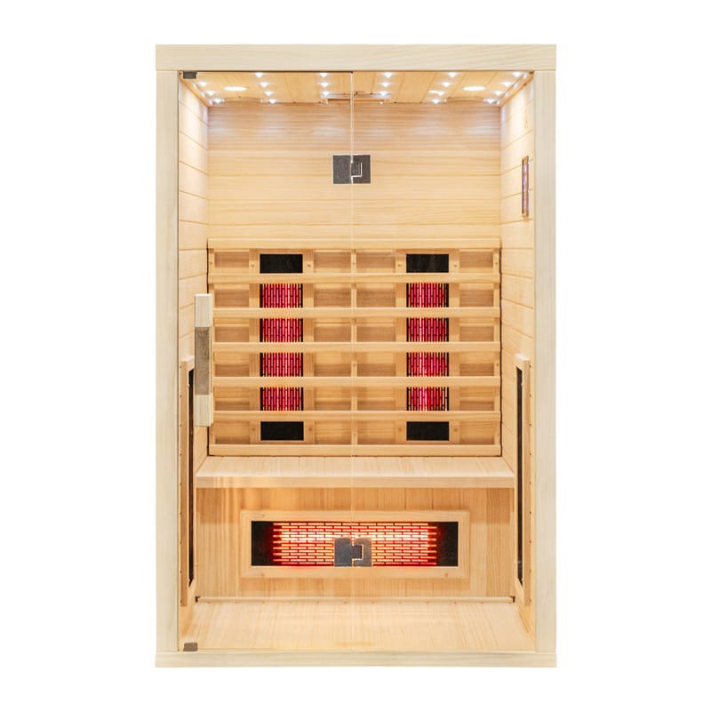CenturaHeat Double 2 Person Far Infrared Indoor Sauna - Premium Performance
