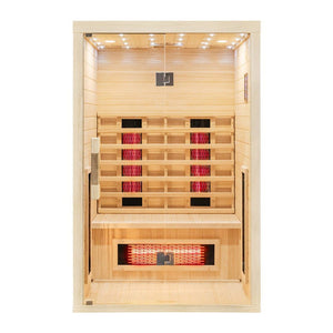 CenturaHeat Double 2 Person Far Infrared Indoor Sauna - Premium Performance