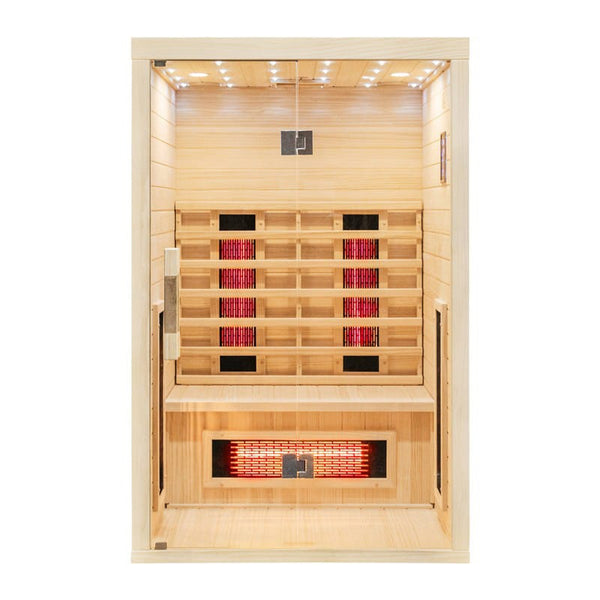 CenturaHeat Double 2 Person Far Infrared Indoor Sauna - Premium Performance