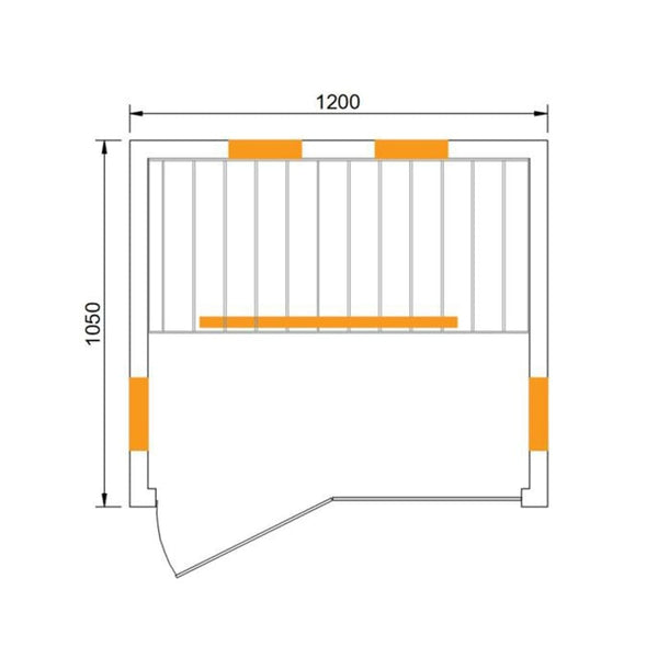 CenturaHeat Double 2 Person Far Infrared Indoor Sauna - Premium Performance