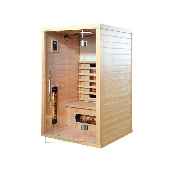 CenturaHeat Double 2 Person Glass Infrared Sauna - Premium Performance