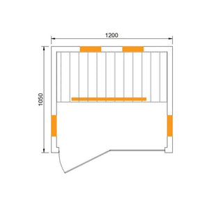 CenturaHeat Double 2 Person Glass Infrared Sauna - Premium Performance